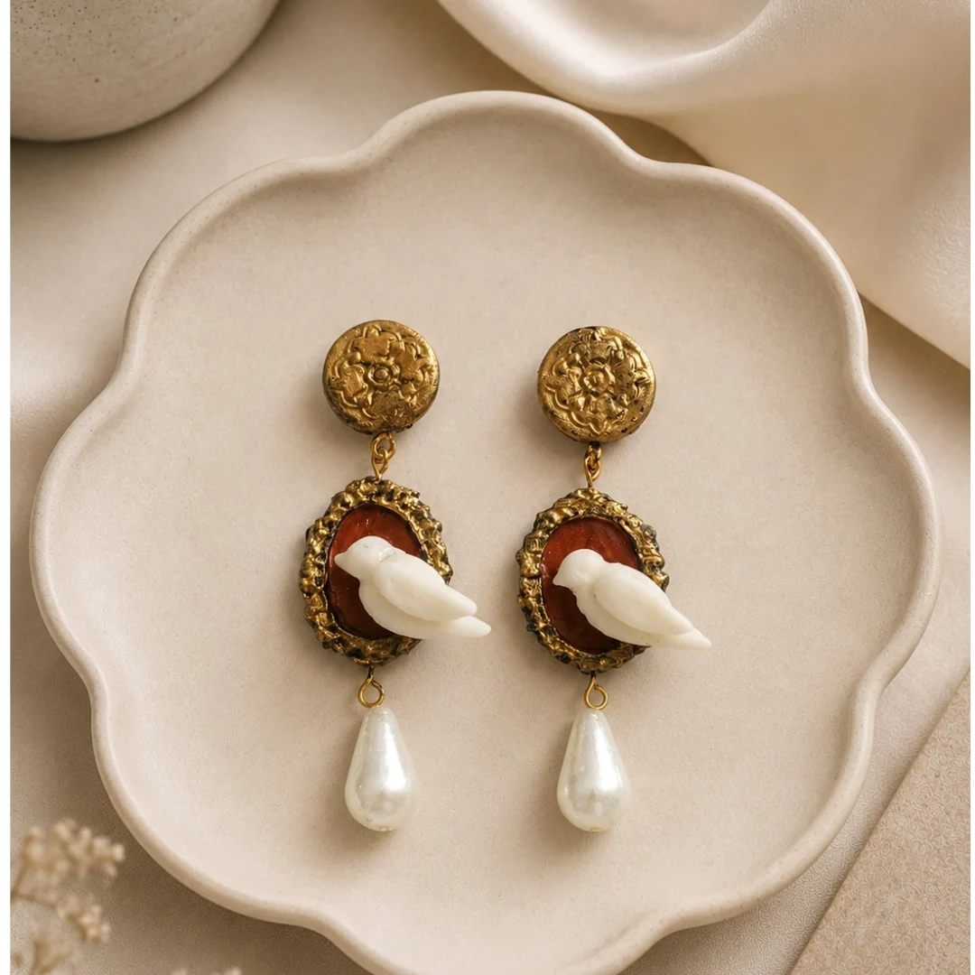 bird muse earrings